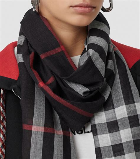 burberry check wool scarf|Burberry Check scarf men.